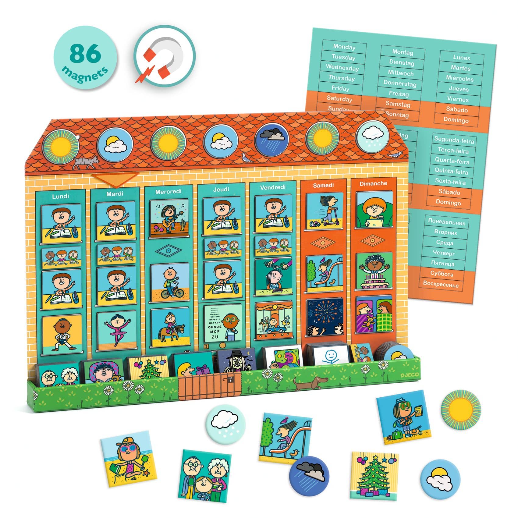 Planning semainier Ma semaine - Djeco