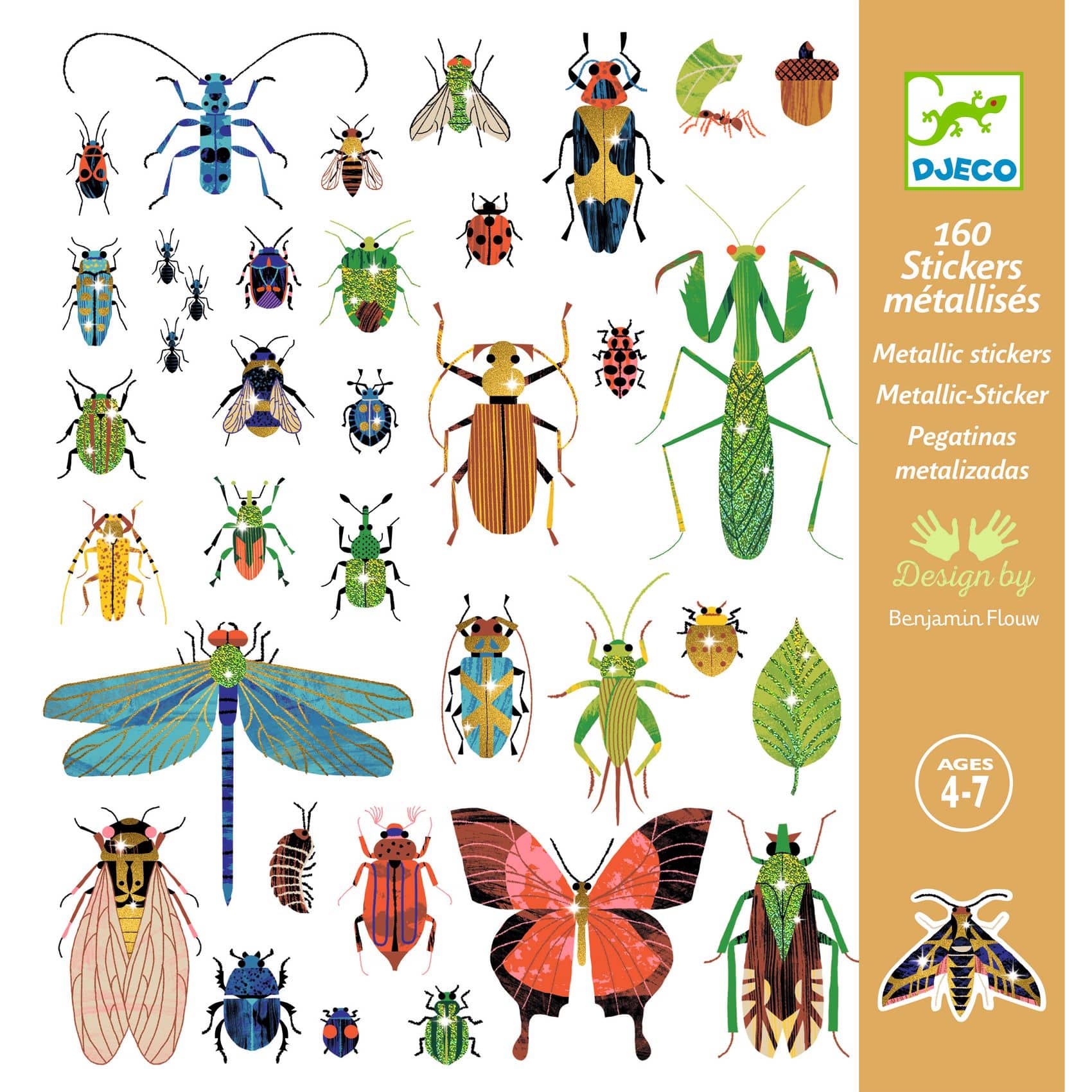 Pochette de stickers Microcosmos - Djeco