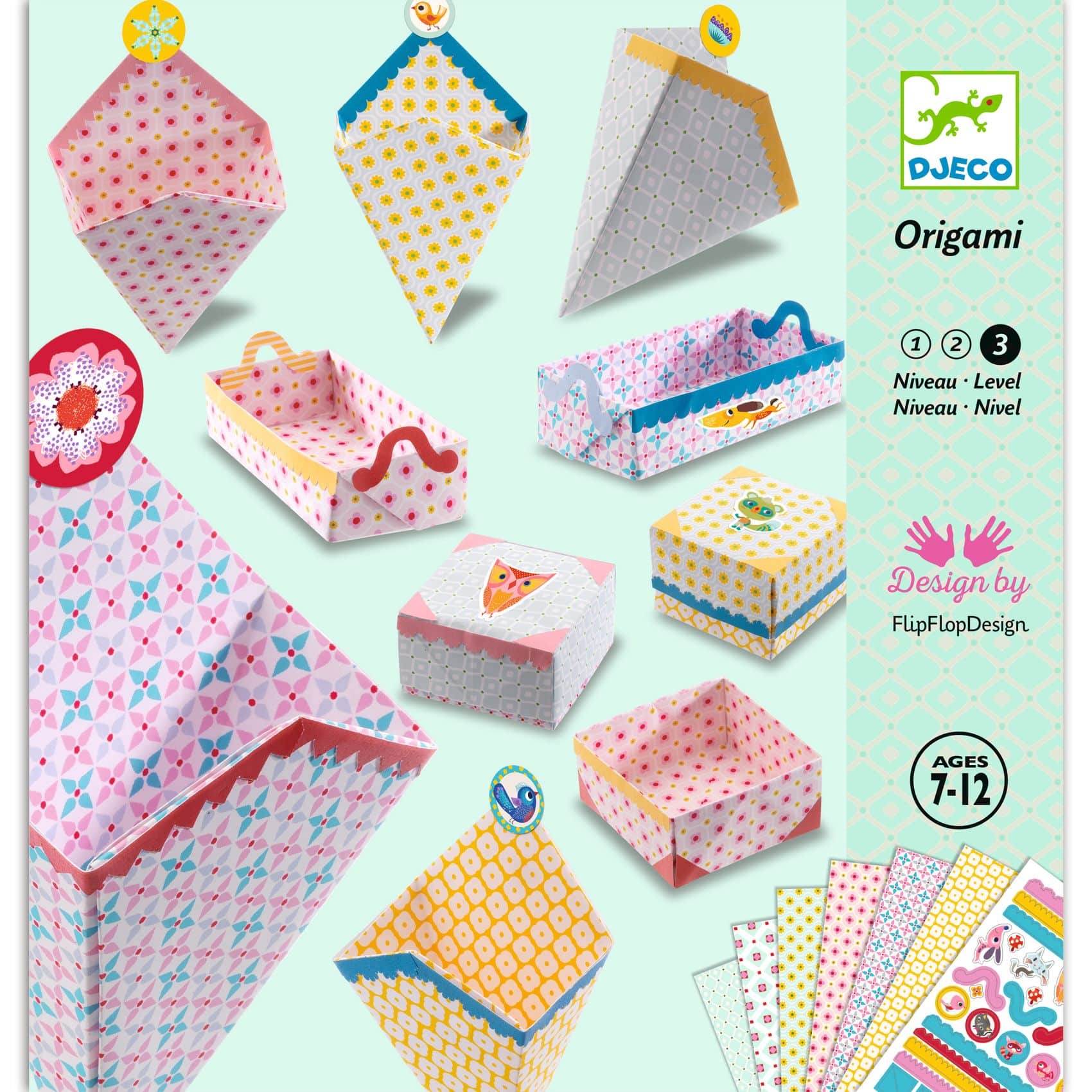 Pochette d'origami Petites Boites - Djeco