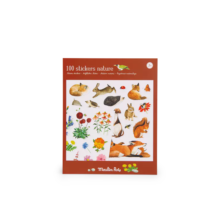 Pochette stickers Le jardinier Le jardin du moulin - Moulin Roty