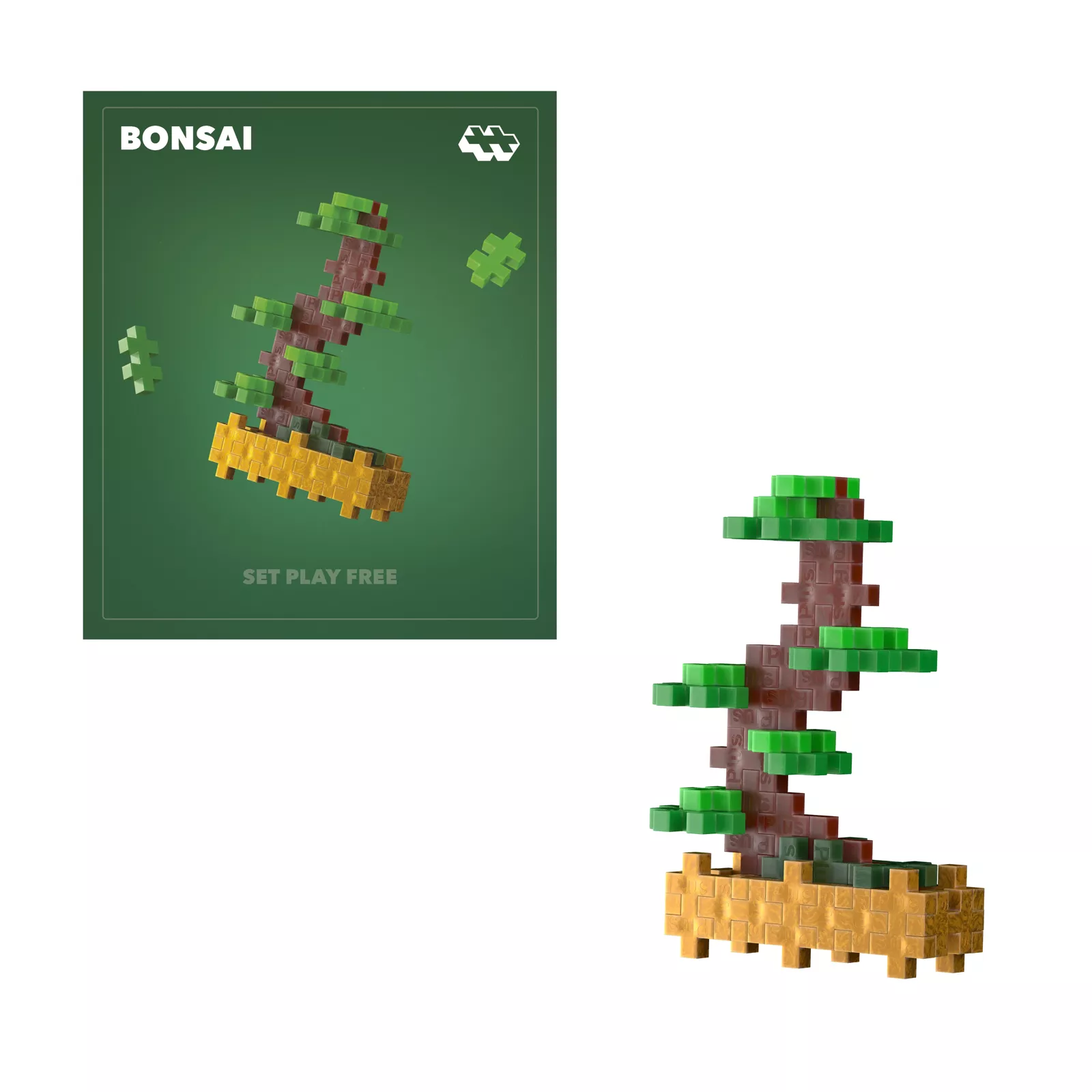 Pop Plantes Bonsaï Vert - Plus-Plus