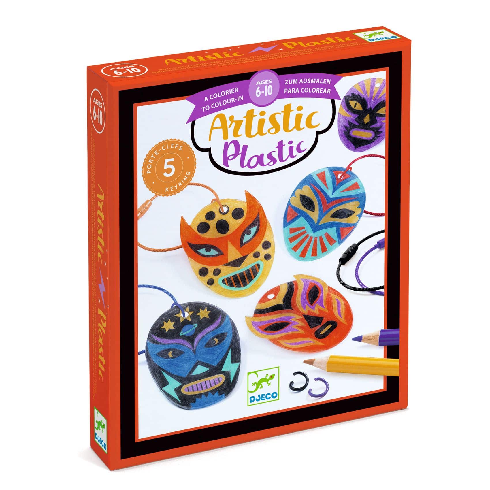 Porte-clefs Catcheurs Artistic Plastic - Djeco