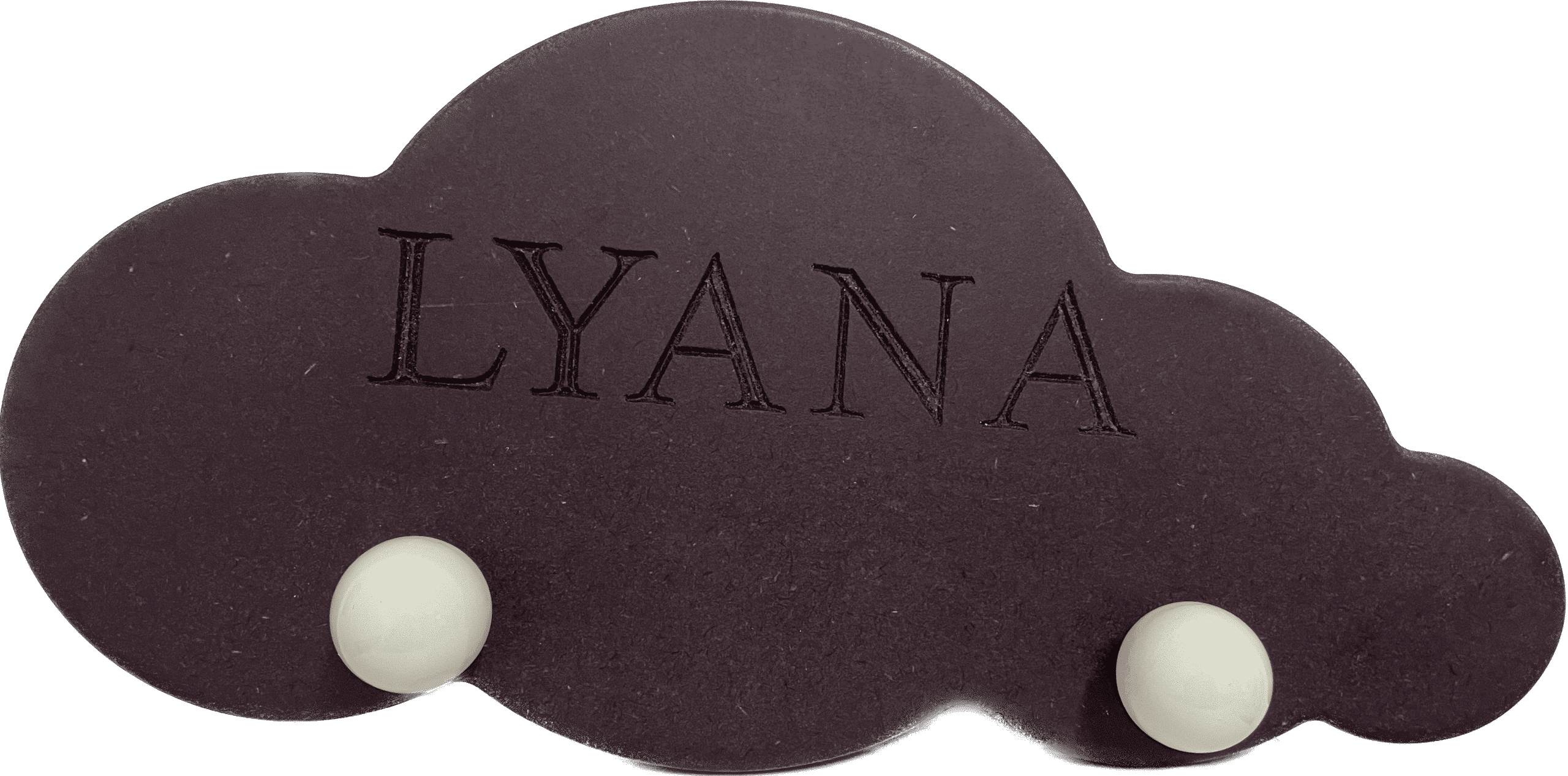 Porte manteau personnalisable Petit nuage - Garden K