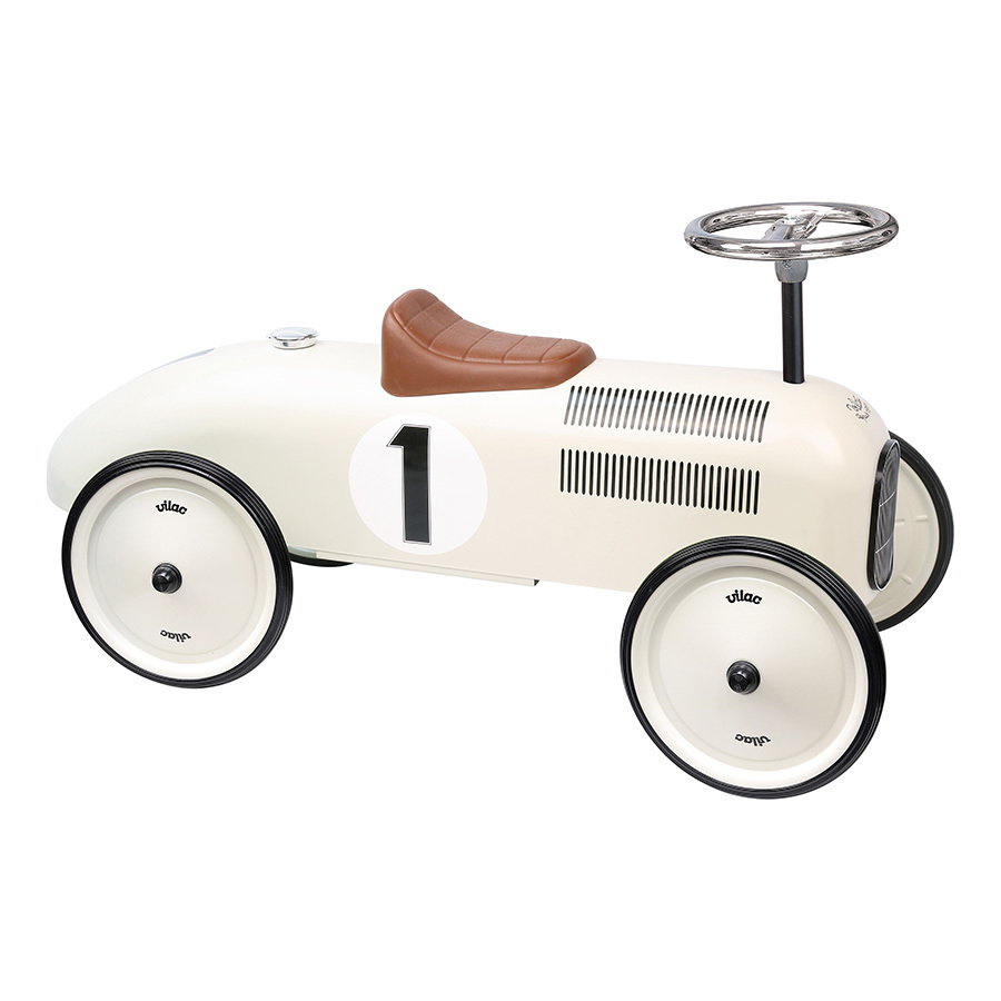 Porteur en métal Vintage blanc crème - Vilac