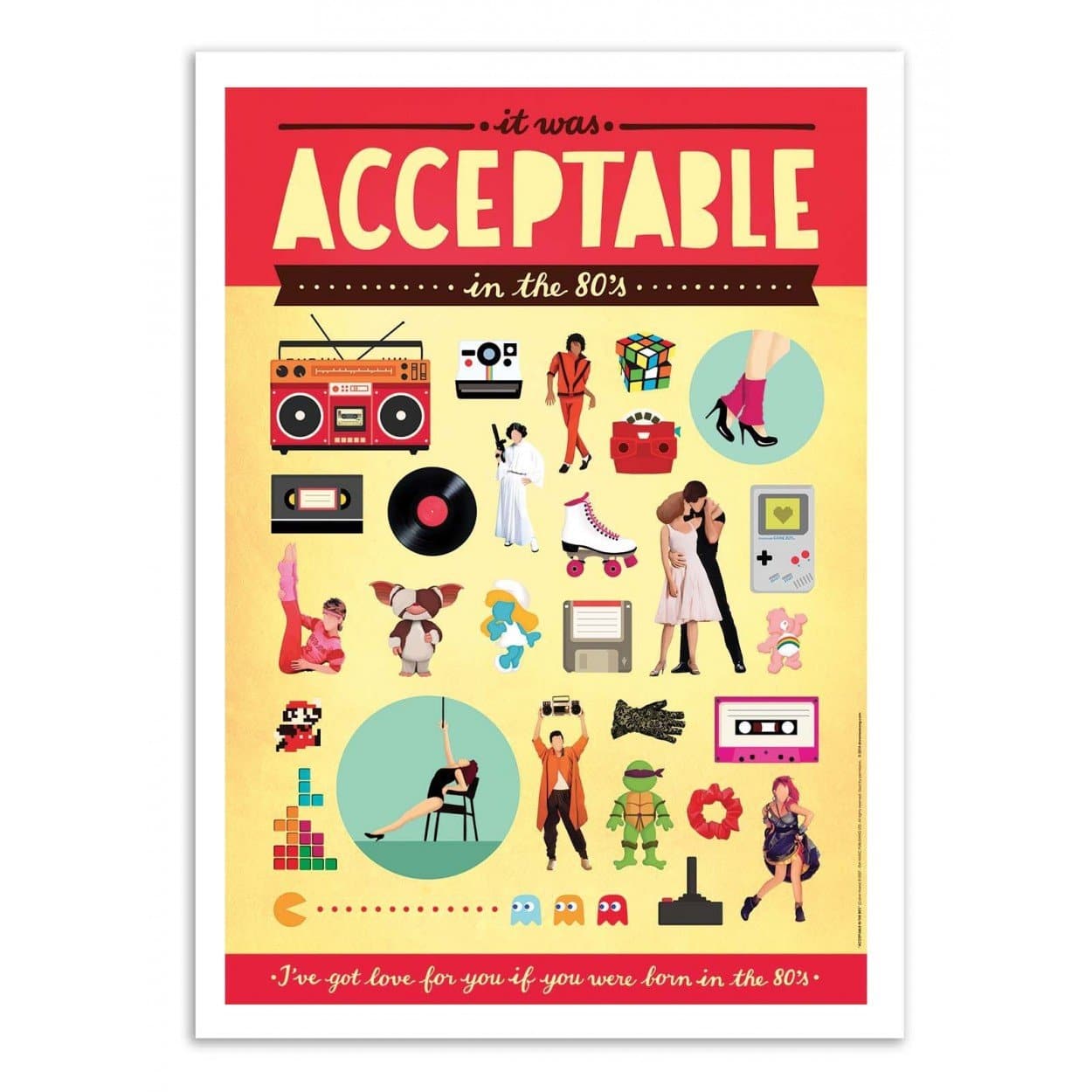 Poster 30 x 40 Acceptable - Wall Éditions