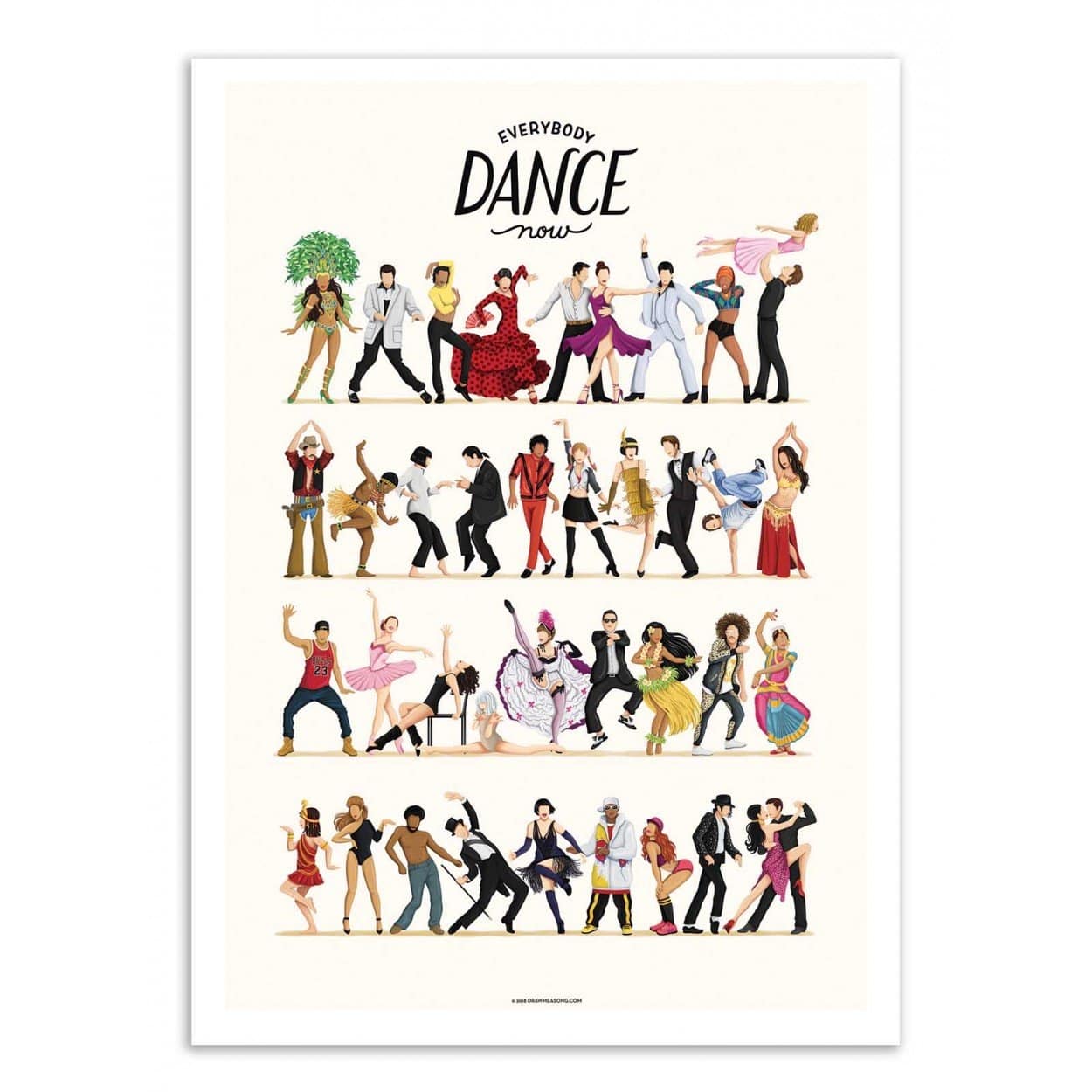Poster 30 x 40 Every Body Dance Now - Wall Editions