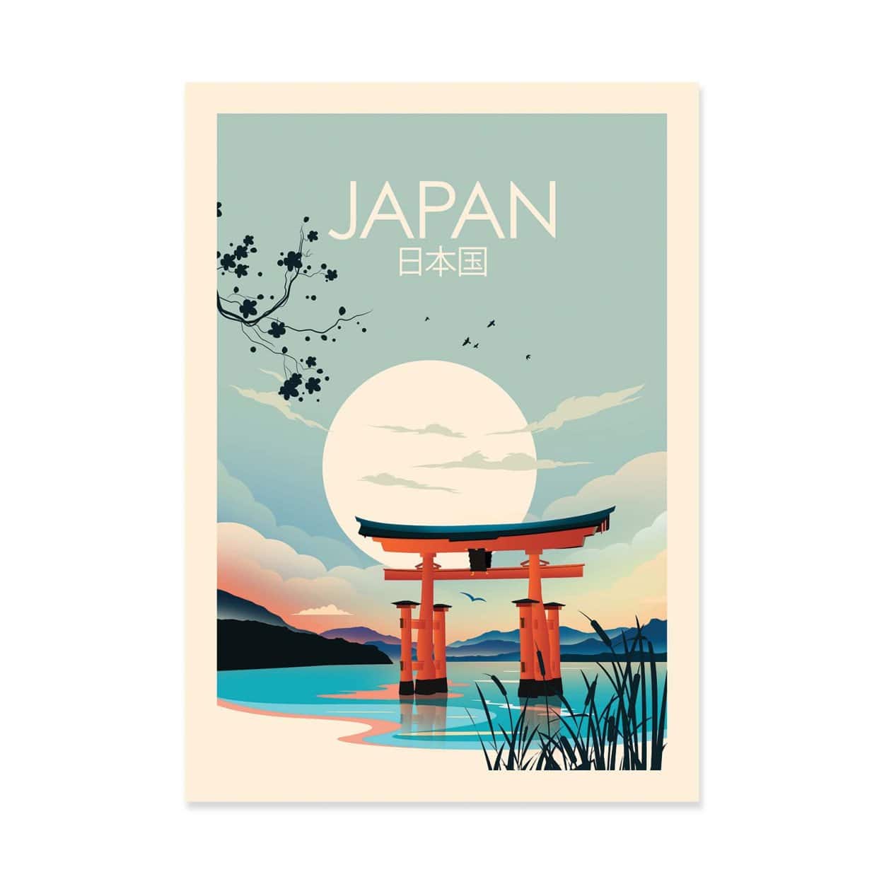 Poster 30 x 40 Japan Studio inception - Wall Editions