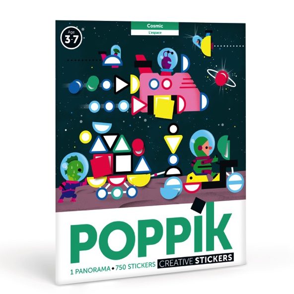 Poster + 750 Stickers : L'espace - Poppik