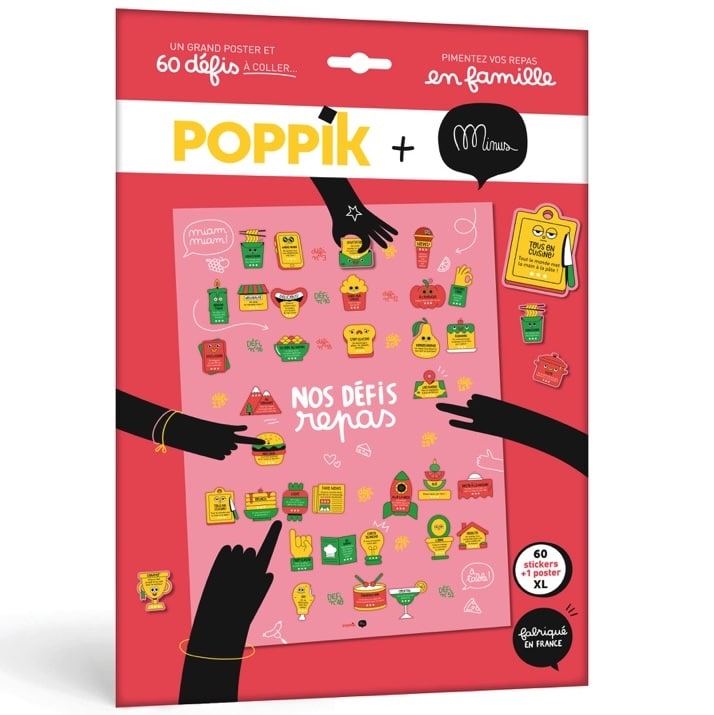Poster familial Les repas - Poppik x Minus