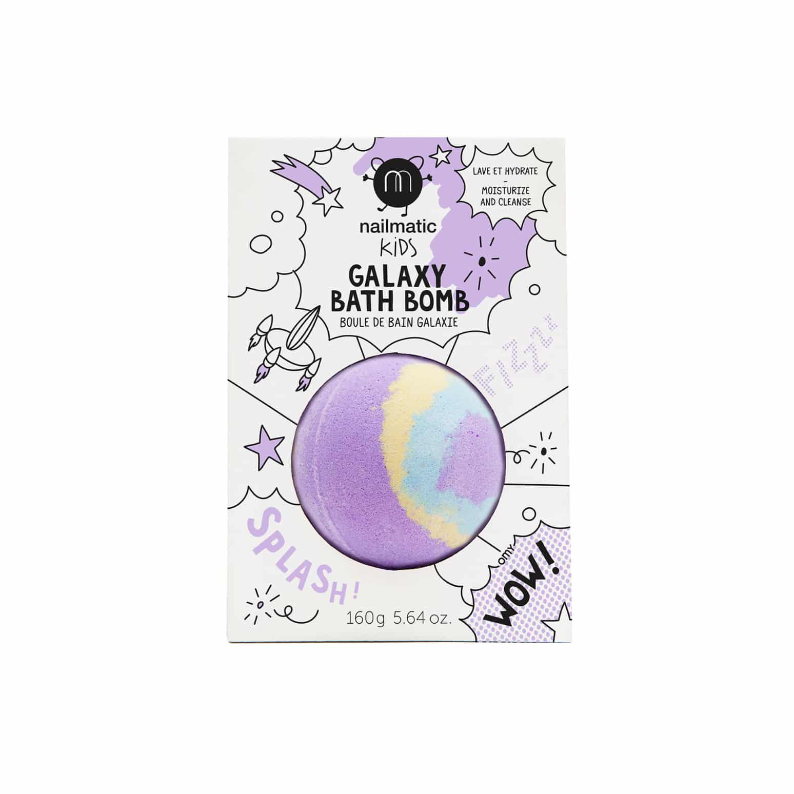 Pulsar Boule de bain Violet Jaune Bleu - Nailmatic