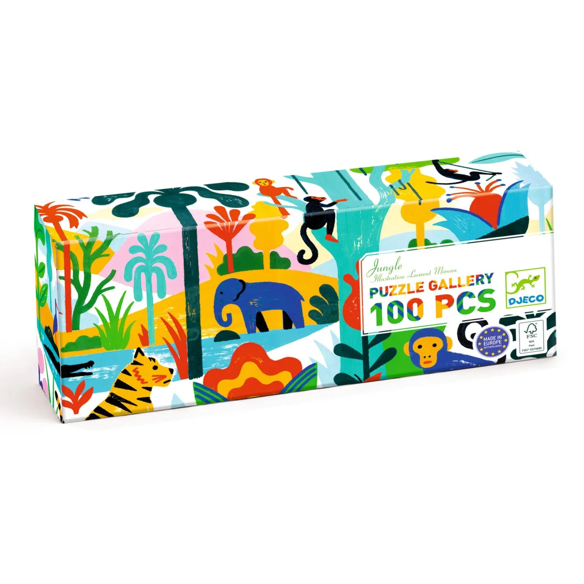 Puzzle 100 pièces Jungle - Djeco