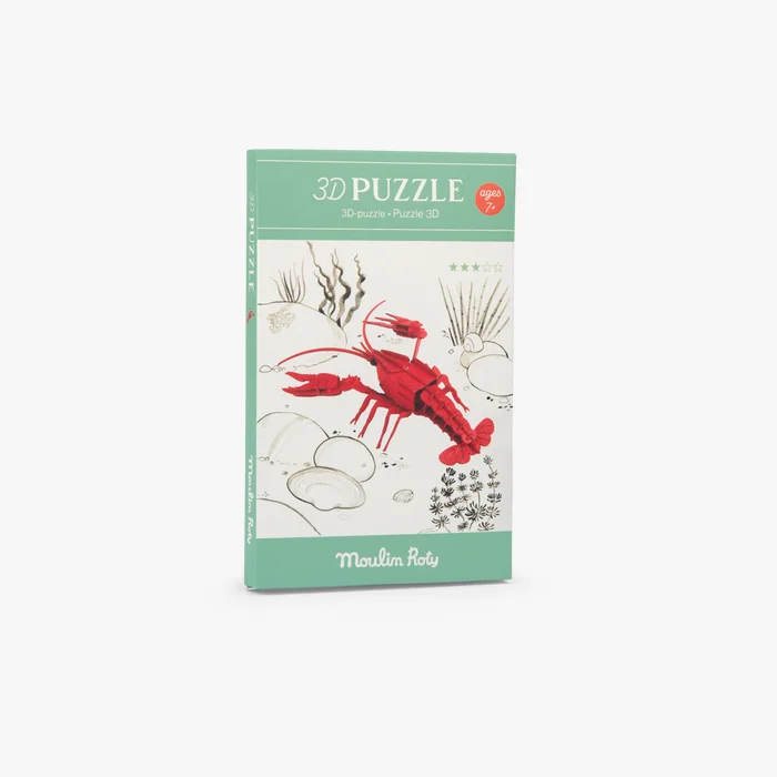 Puzzle 3D Écrevisse Tout autour du monde - Moulin Roty