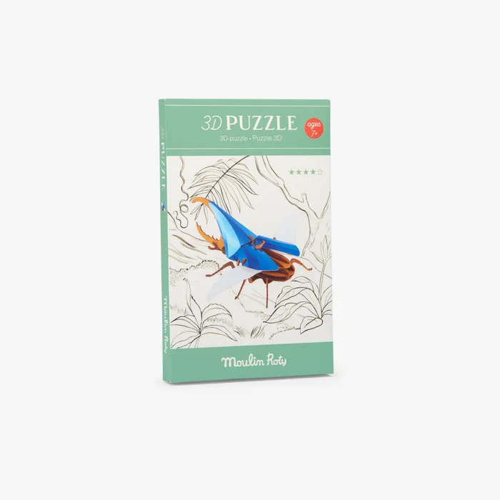 Puzzle 3D Scarabée Hercule Tout autour du monde - Moulin Roty