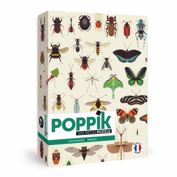 Puzzle 500 pièces : Insectes - Poppik