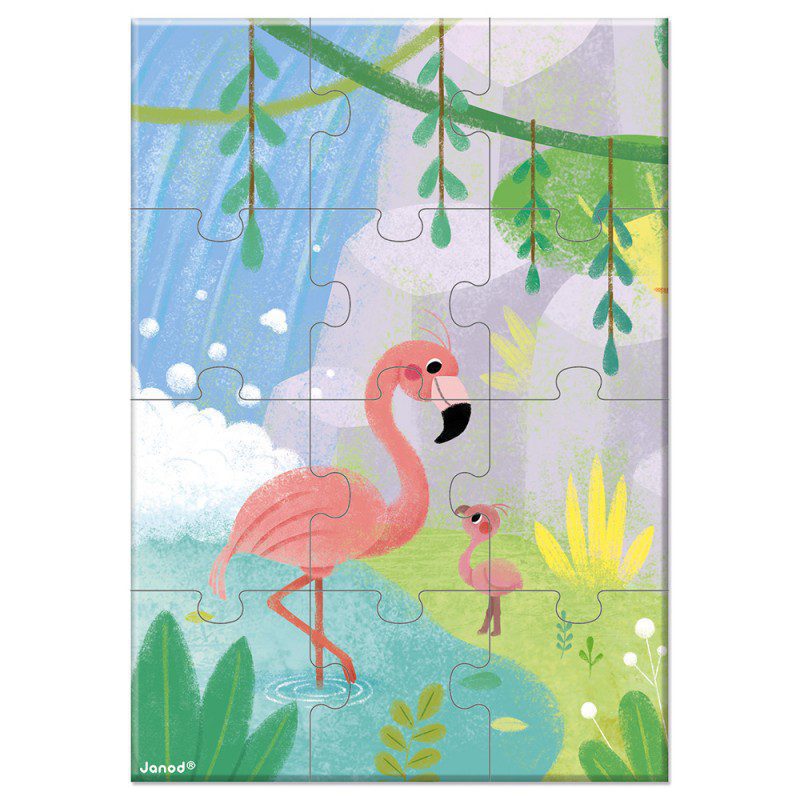 Puzzle à collectionner Flamand Rose - Janod