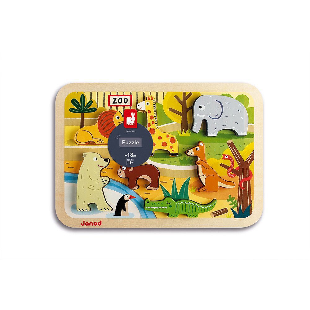 Puzzle Chunky Zoo - Janod
