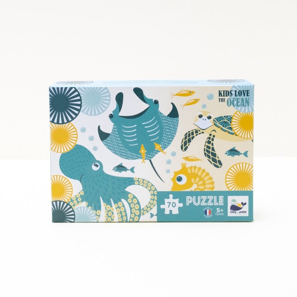 Puzzle Kids love the ocean - Coq en pâte