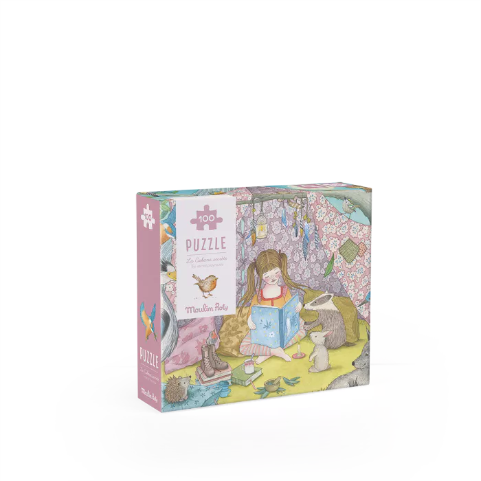 Puzzle La cabane secrète 100 pièces Les Rosalies - Moulin Roty