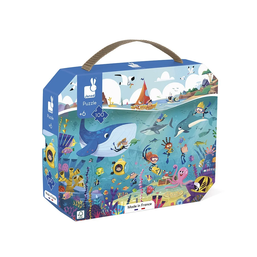 Puzzle Les fond marins 100 pièces - Janod