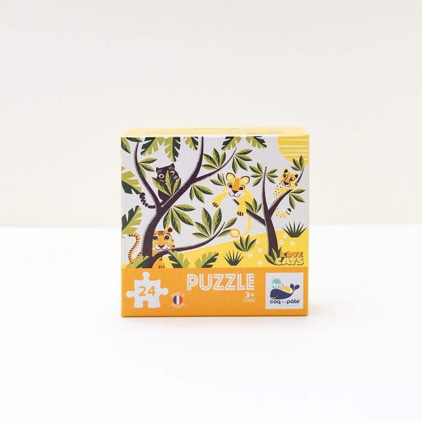 Puzzle Love cats - Coq en pâte