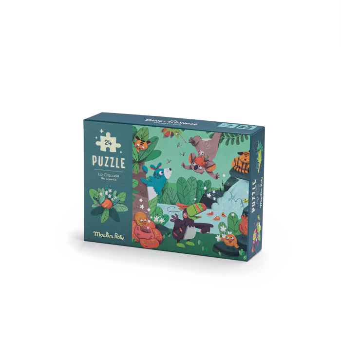 Puzzle phosphorescent La cascade 24 pièces - Moulin Roty