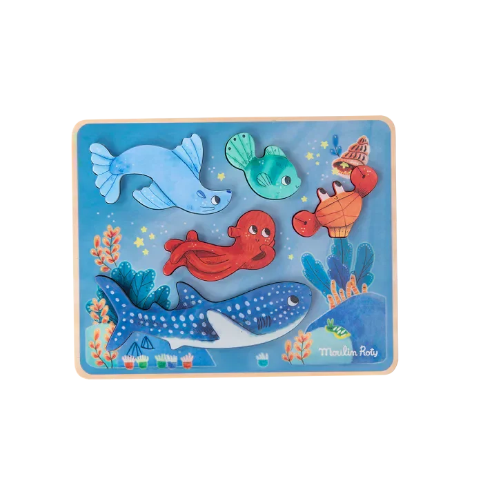 Puzzle sensoriel Les aventures de Paulie - Moulin Roty