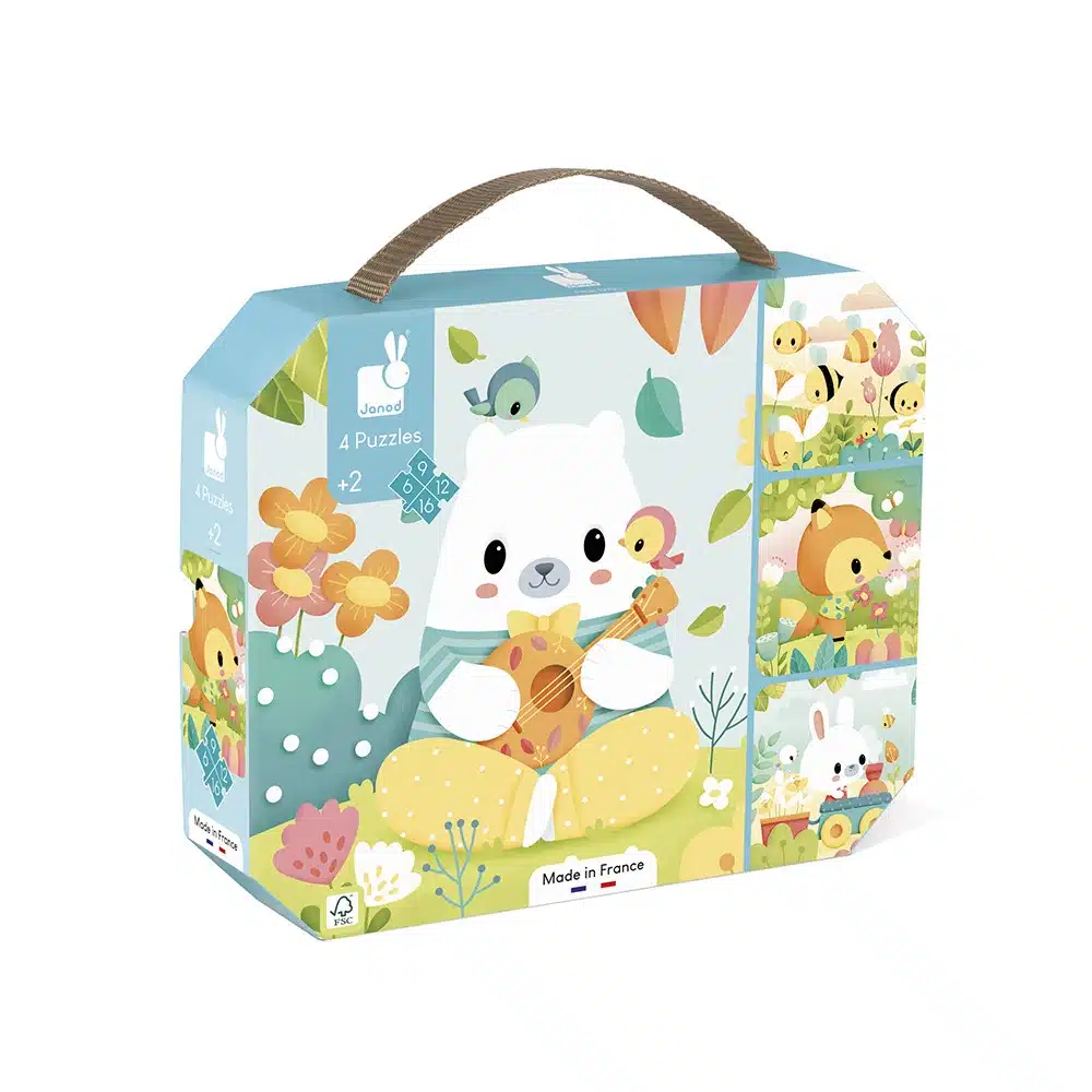 Puzzles Évolutifs Pure 4 puzzles - Janod