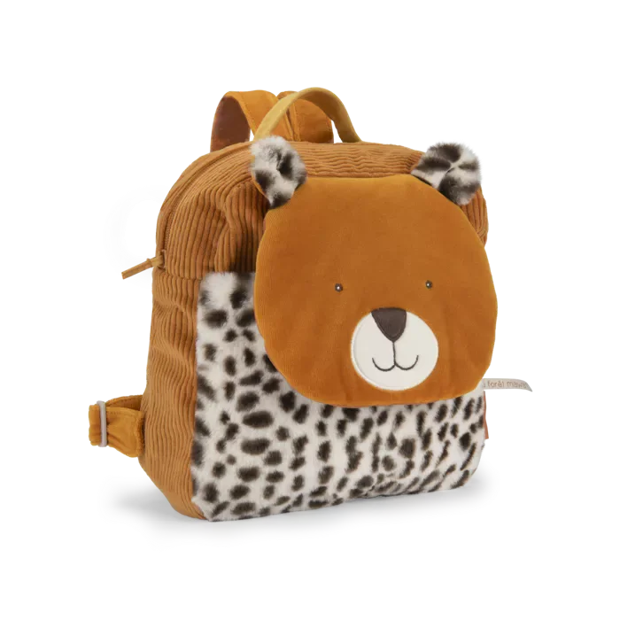 Sac à dos léopard Taïgo La forêt Mawa - Moulin Roty