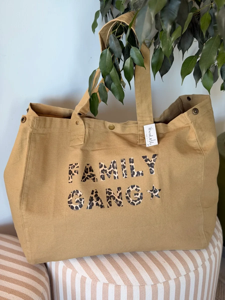 Sac cabas Family Gang Caramel - Marcel et Lily