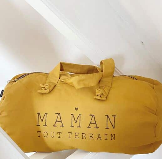 Sac polochon Maman tout terrain Moutarde - Marcel et Lily