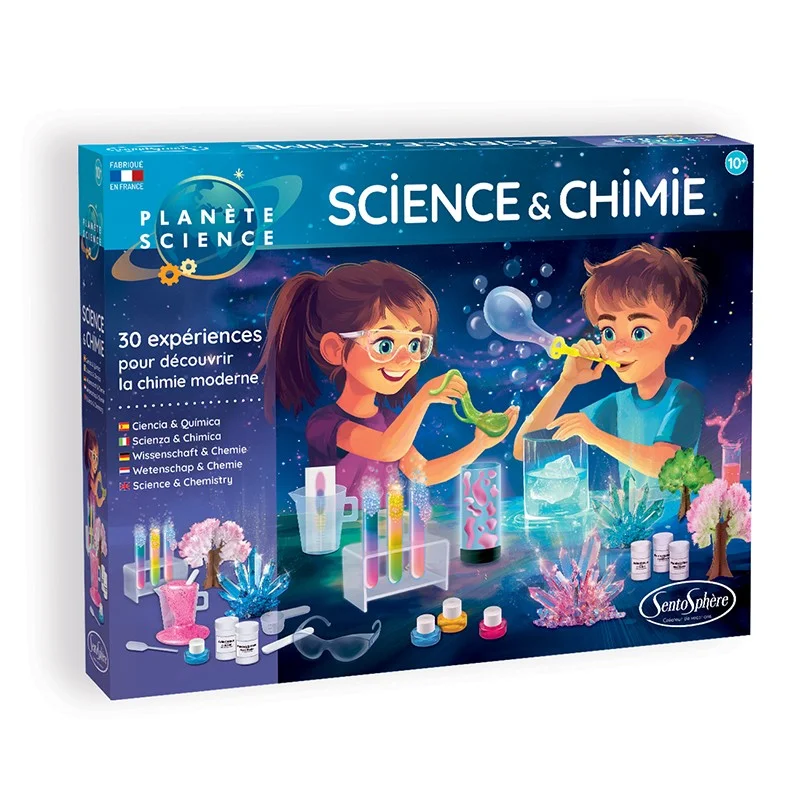 Science et Chimie 30 expériences scientifiques - Sentosphère