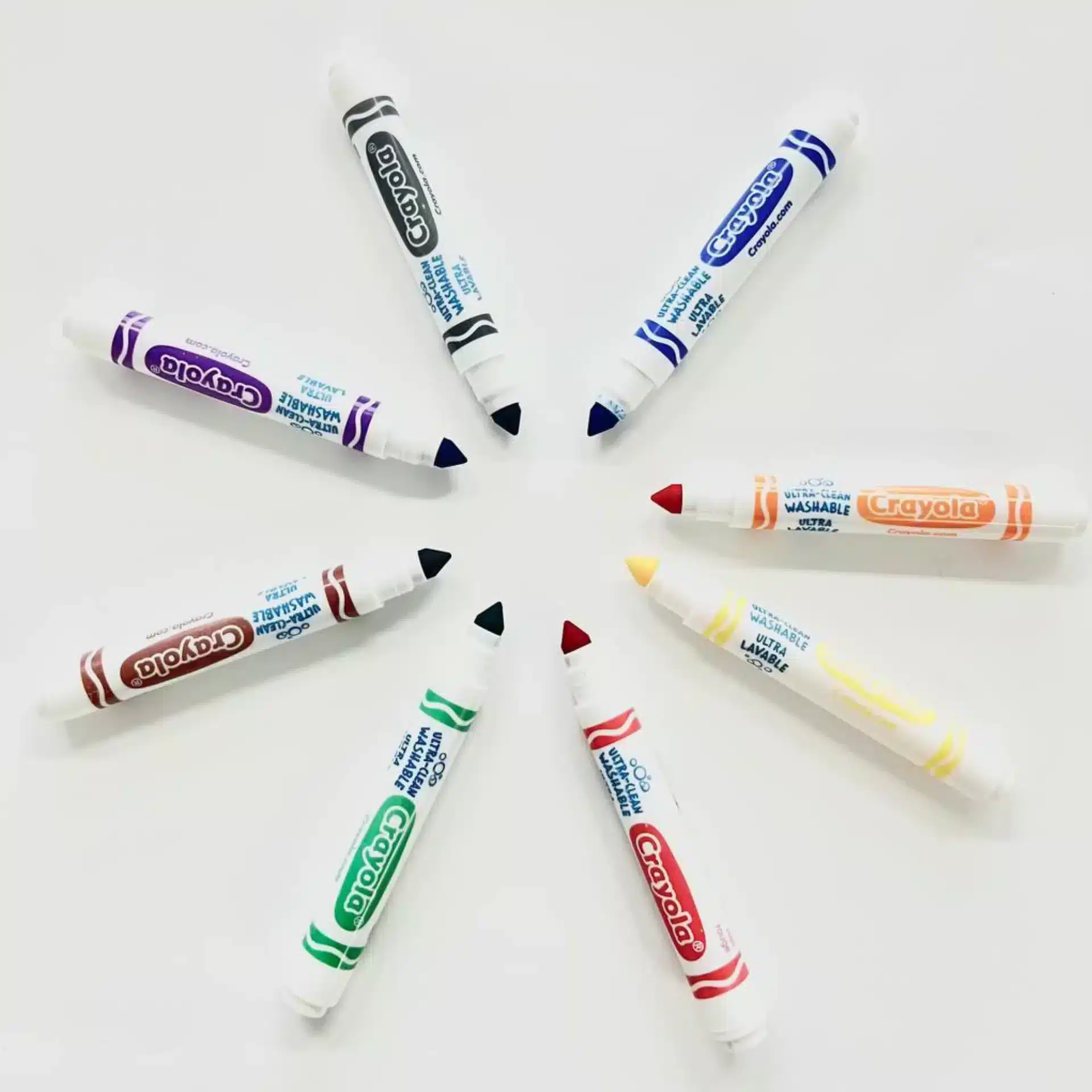 Set de 8 feutres ultra-lavables Crayola - Les drôles de bouilles
