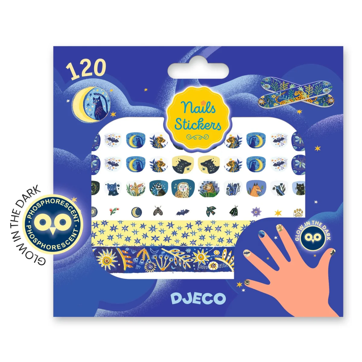 Stickers pour ongles Reflets de lune - DJeco