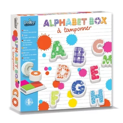 Tampons Alphabet box - Créa Lign'