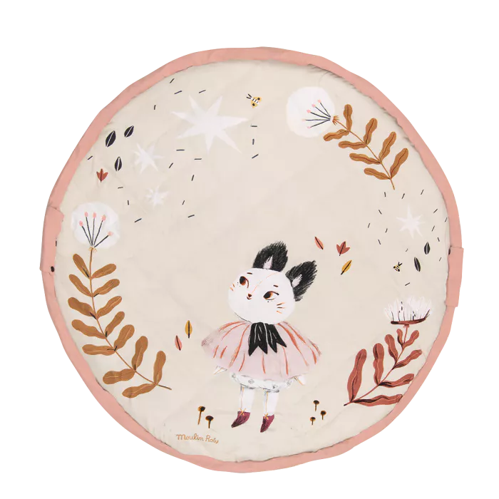 Tapis de jeu et sac de rangement Après la pluie - Moulin Roty