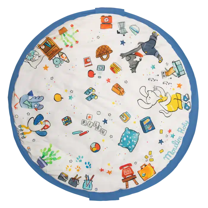Tapis de jeu et sac de rangement Puce et Pilou - Moulin Roty