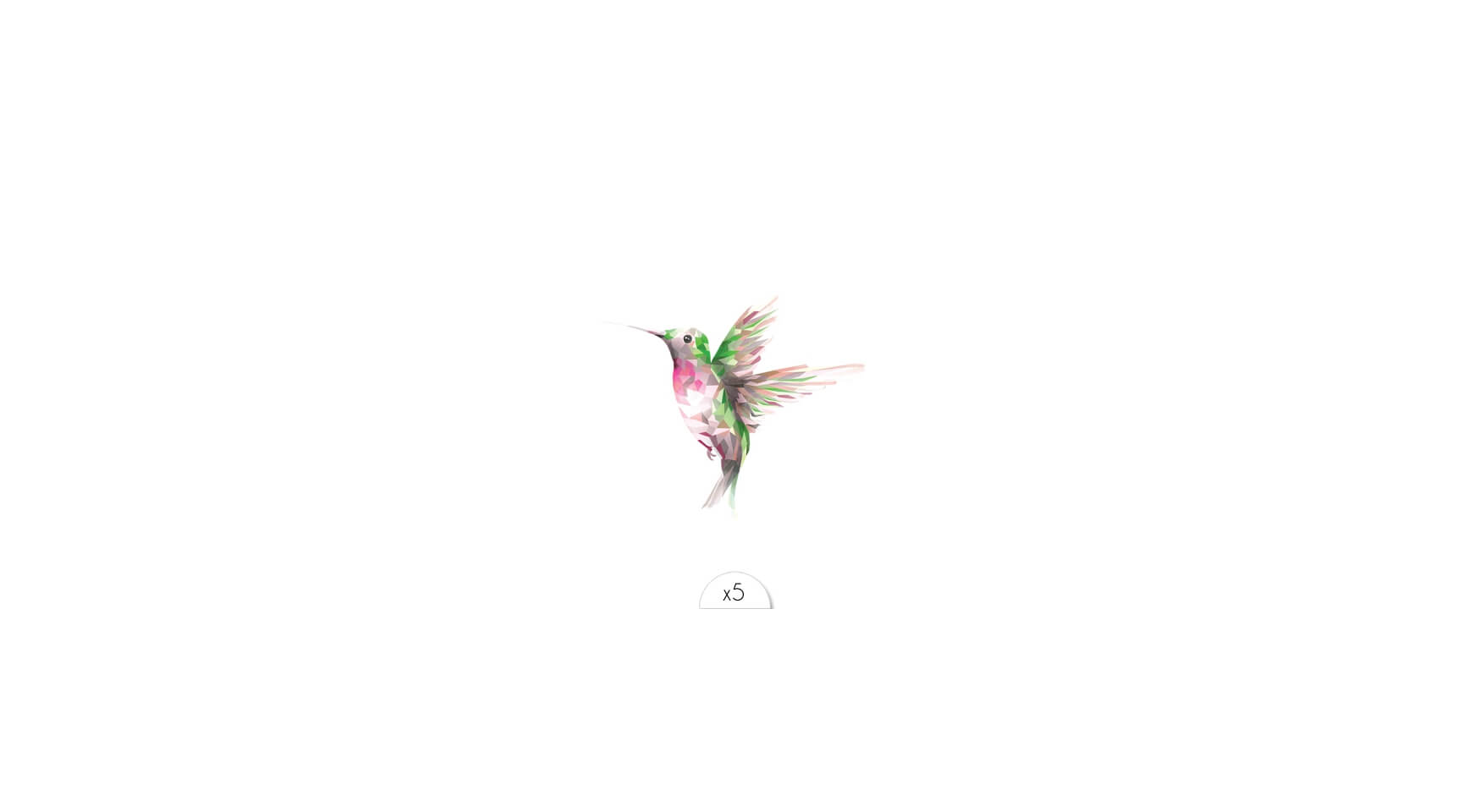 Tatouage éphémère Colibri - Sioou