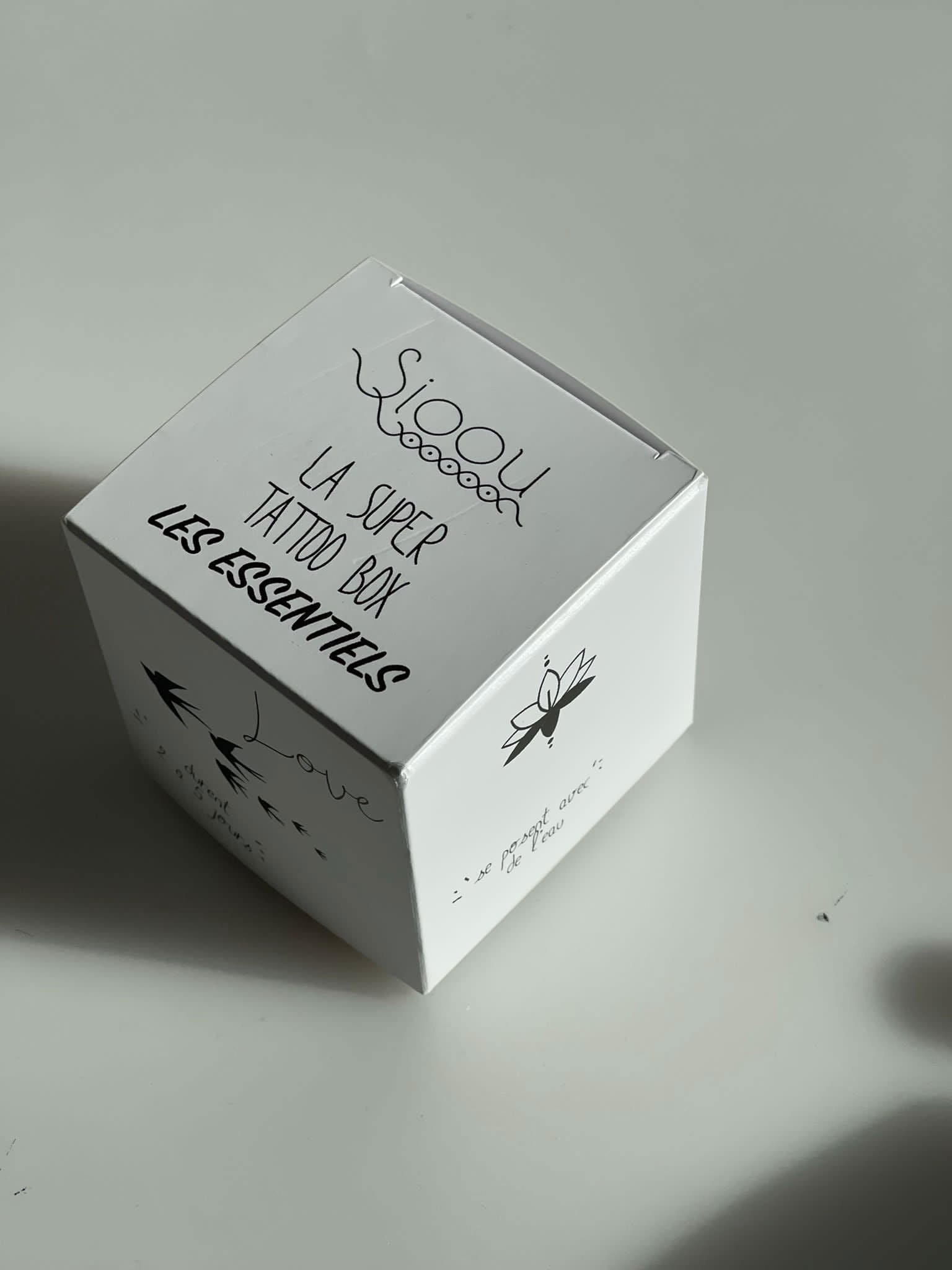 Tatouage éphémère Tattoo box Les essentiels - Sioou