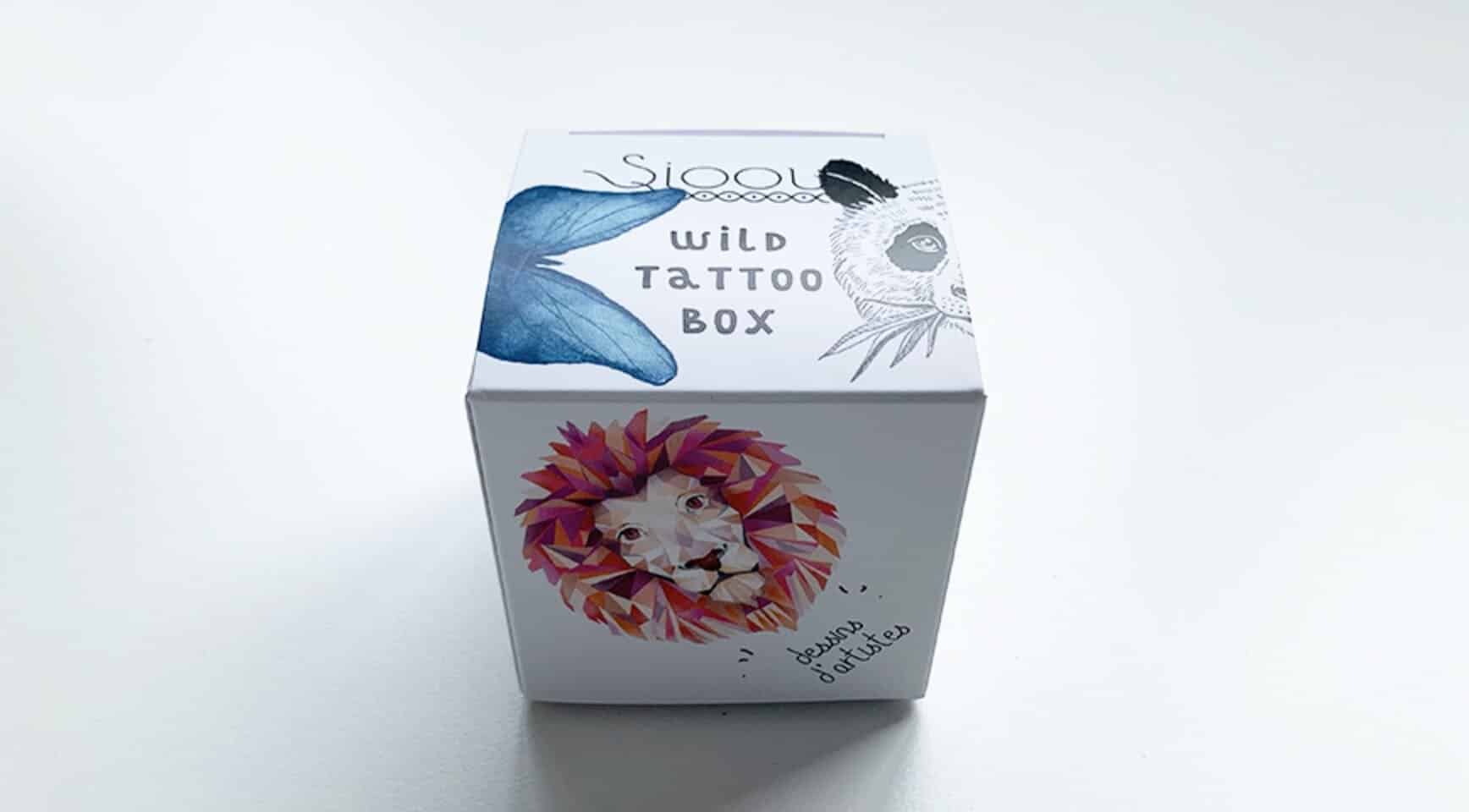 Tatouage éphémère Tattoo box Wild - Sioou