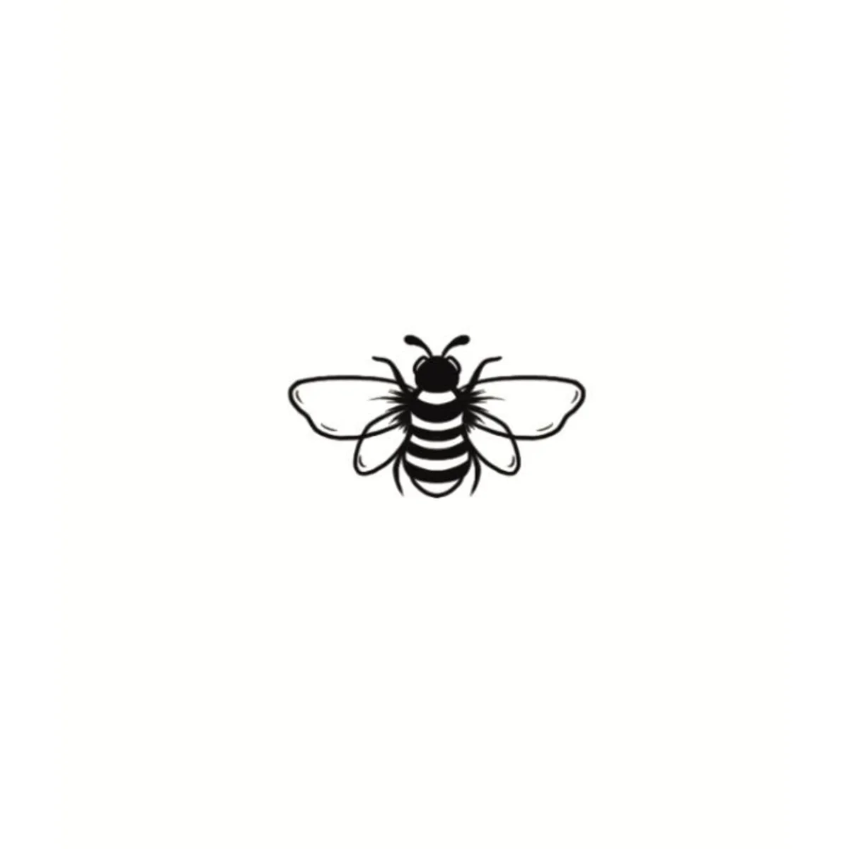 Tatouage éphémère x5 L'abeille noire - Sioou