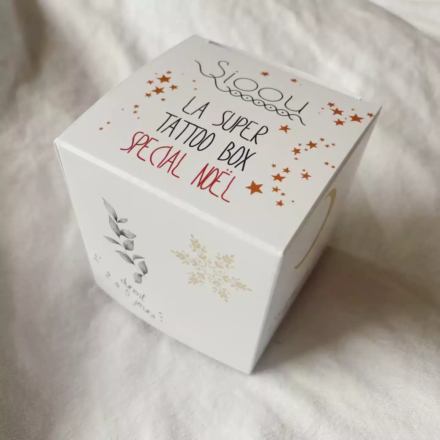 Tattoo box de Noël 2022 Tatouages éphémères - Sioou
