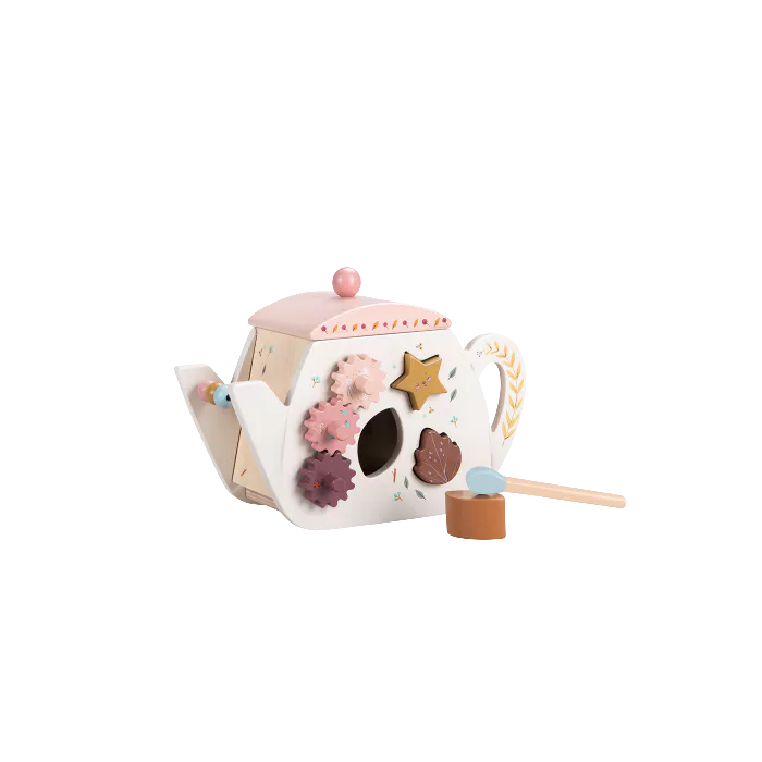 Théière d'activités en bois Après la pluie - Moulin Roty