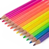 12 crayons de couleur néon Les Schmouks - Moulin Roty