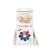 Crayons de cire Crayon Rocks multicolores en forme de galets, sac tissu naturel.