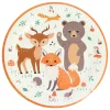 6 assiettes en carton Animaux de la forêt - Annikids