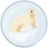 6 assiettes en carton Animaux polaires - Annikids