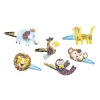 6 Barrettes Exotic Animals à Créer - Janod