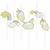 6 Pailles Licornes - Annikids