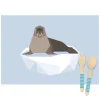 6 sets de table Animaux polaires - Annikids