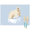 6 sets de table Animaux polaires - Annikids